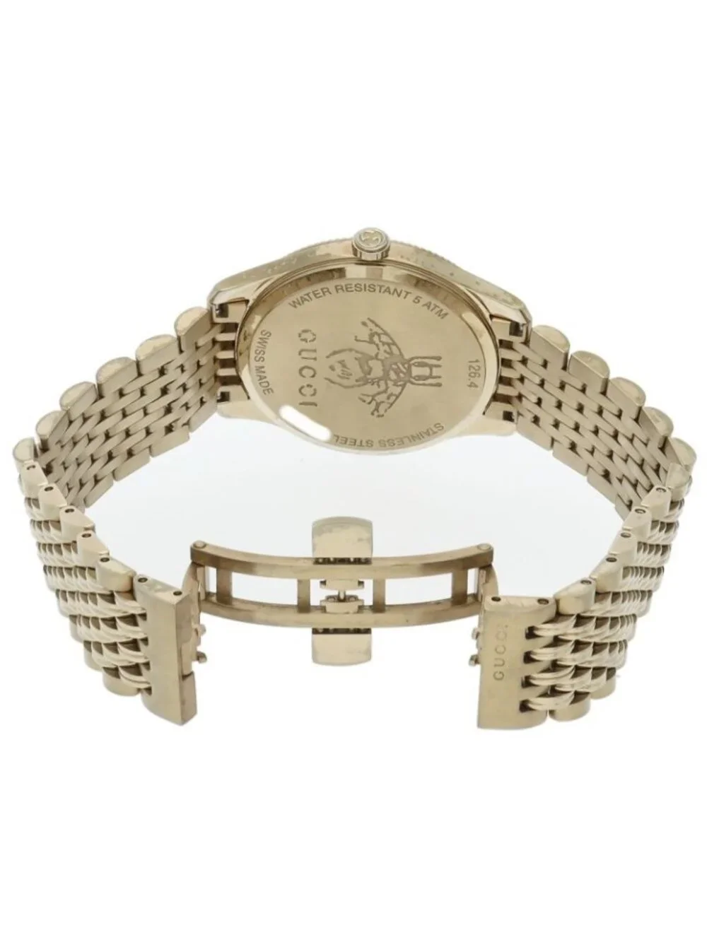 Gucci G-timeless Watch 126.4 Box Silver